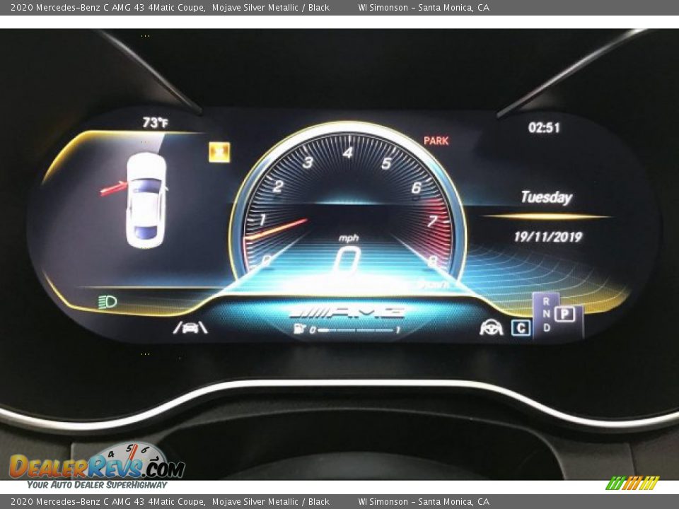 2020 Mercedes-Benz C AMG 43 4Matic Coupe Gauges Photo #20