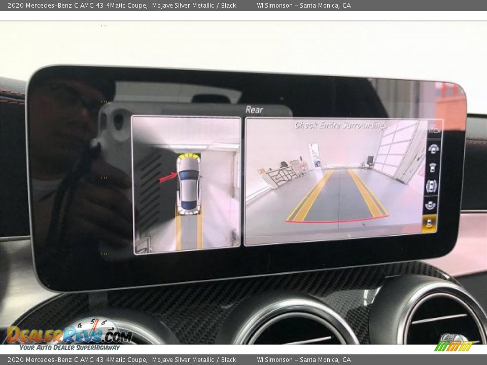 2020 Mercedes-Benz C AMG 43 4Matic Coupe Mojave Silver Metallic / Black Photo #21