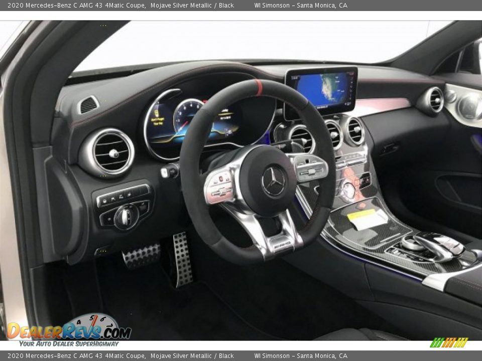 Dashboard of 2020 Mercedes-Benz C AMG 43 4Matic Coupe Photo #22