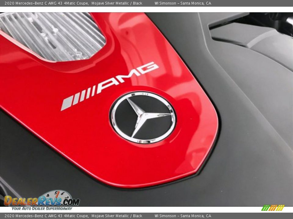 2020 Mercedes-Benz C AMG 43 4Matic Coupe Mojave Silver Metallic / Black Photo #31