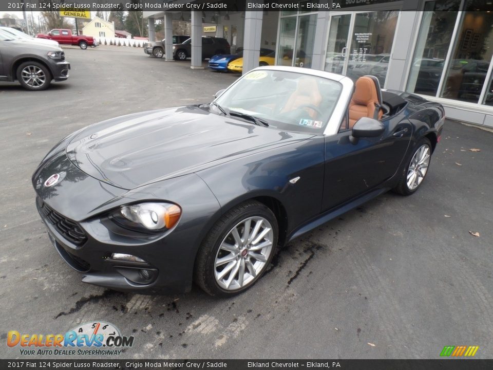 Grigio Moda Meteor Grey 2017 Fiat 124 Spider Lusso Roadster Photo #3