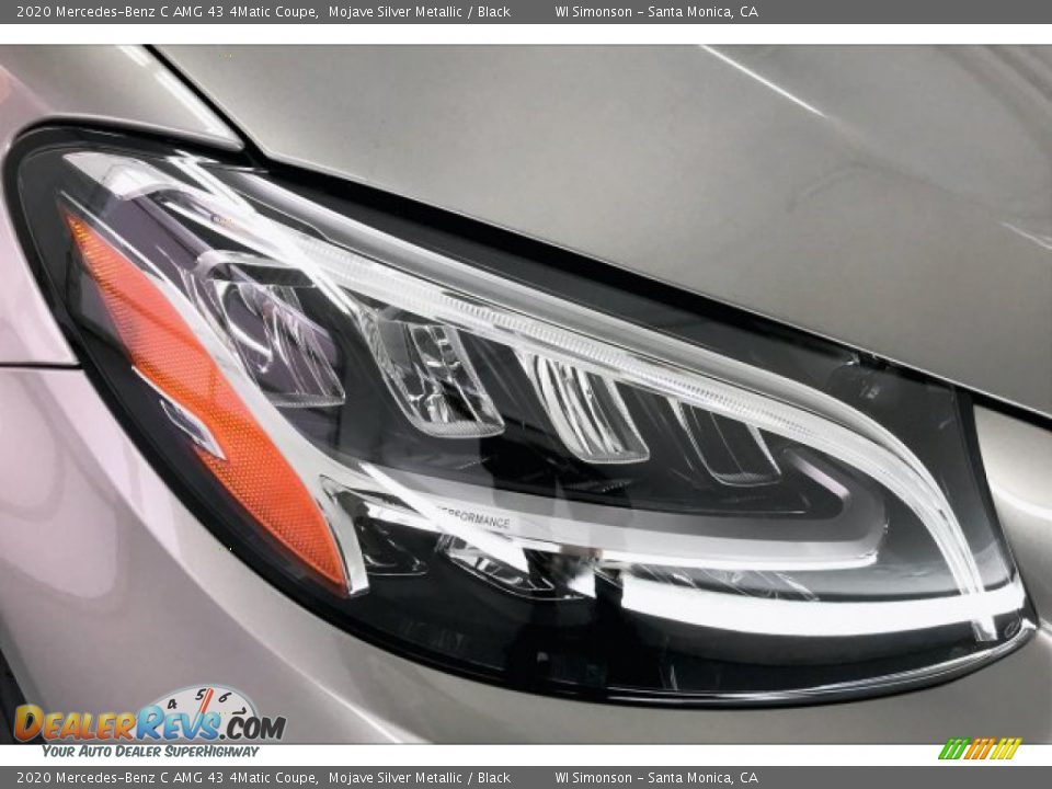 2020 Mercedes-Benz C AMG 43 4Matic Coupe Mojave Silver Metallic / Black Photo #32