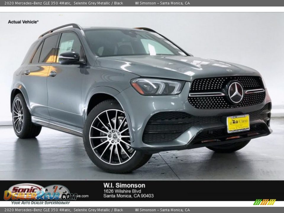 2020 Mercedes-Benz GLE 350 4Matic Selenite Grey Metallic / Black Photo #1