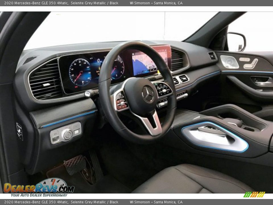 2020 Mercedes-Benz GLE 350 4Matic Selenite Grey Metallic / Black Photo #4