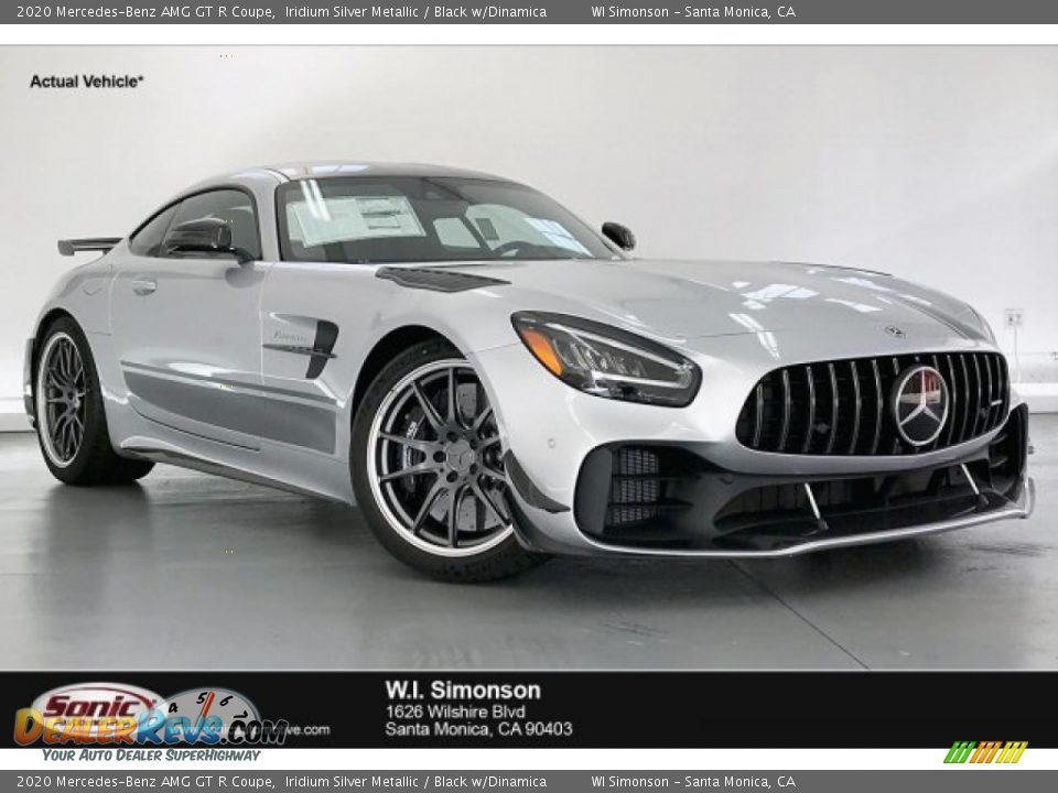 2020 Mercedes-Benz AMG GT R Coupe Iridium Silver Metallic / Black w/Dinamica Photo #1