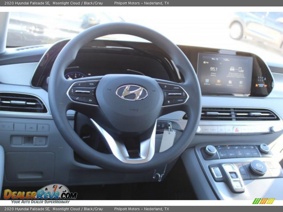 2020 Hyundai Palisade SE Moonlight Cloud / Black/Gray Photo #18