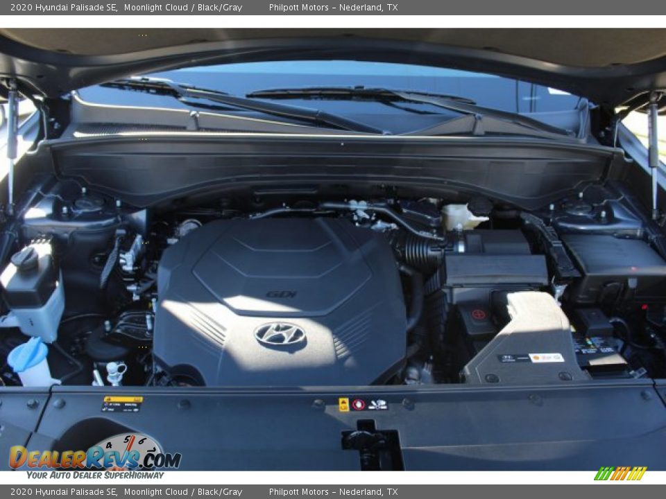 2020 Hyundai Palisade SE Moonlight Cloud / Black/Gray Photo #21