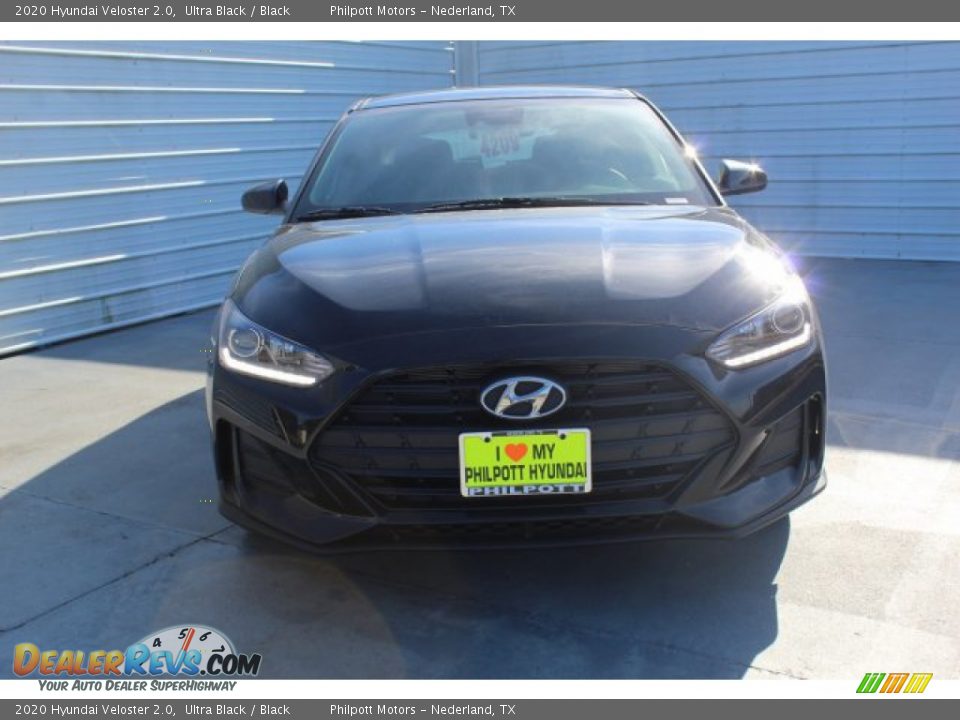 2020 Hyundai Veloster 2.0 Ultra Black / Black Photo #3
