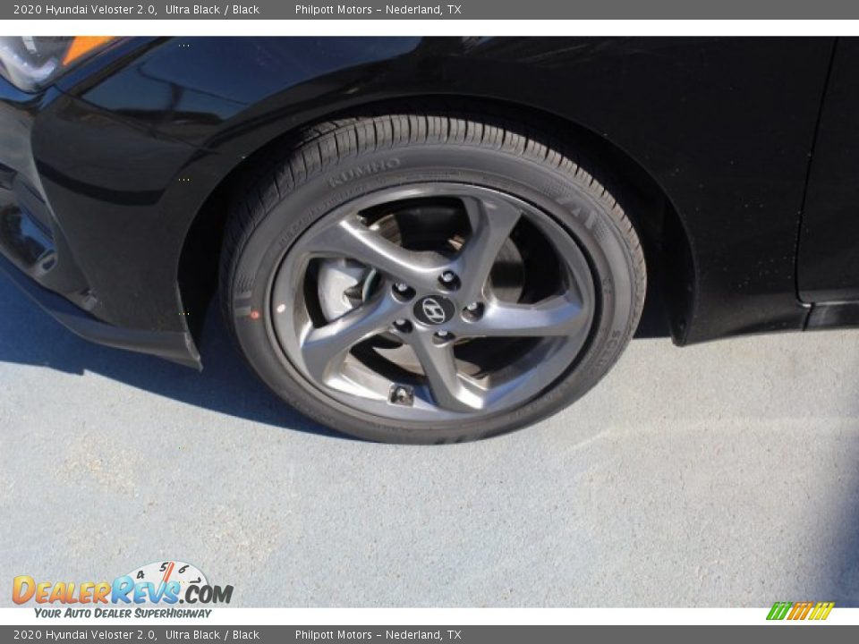 2020 Hyundai Veloster 2.0 Ultra Black / Black Photo #5