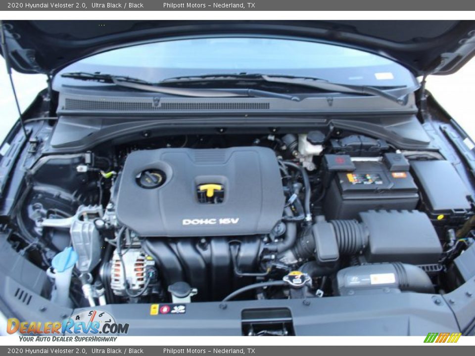 2020 Hyundai Veloster 2.0 Ultra Black / Black Photo #21