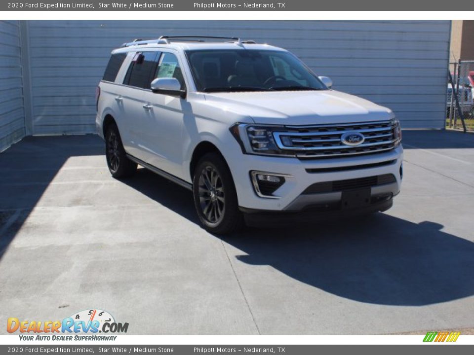 2020 Ford Expedition Limited Star White / Medium Stone Photo #2