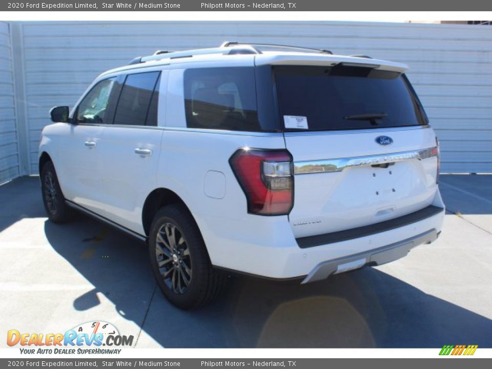 2020 Ford Expedition Limited Star White / Medium Stone Photo #6