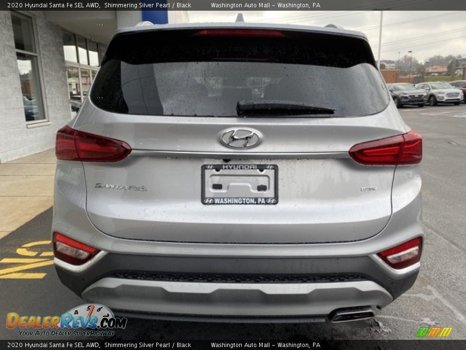 2020 Hyundai Santa Fe SEL AWD Shimmering Silver Pearl / Black Photo #5