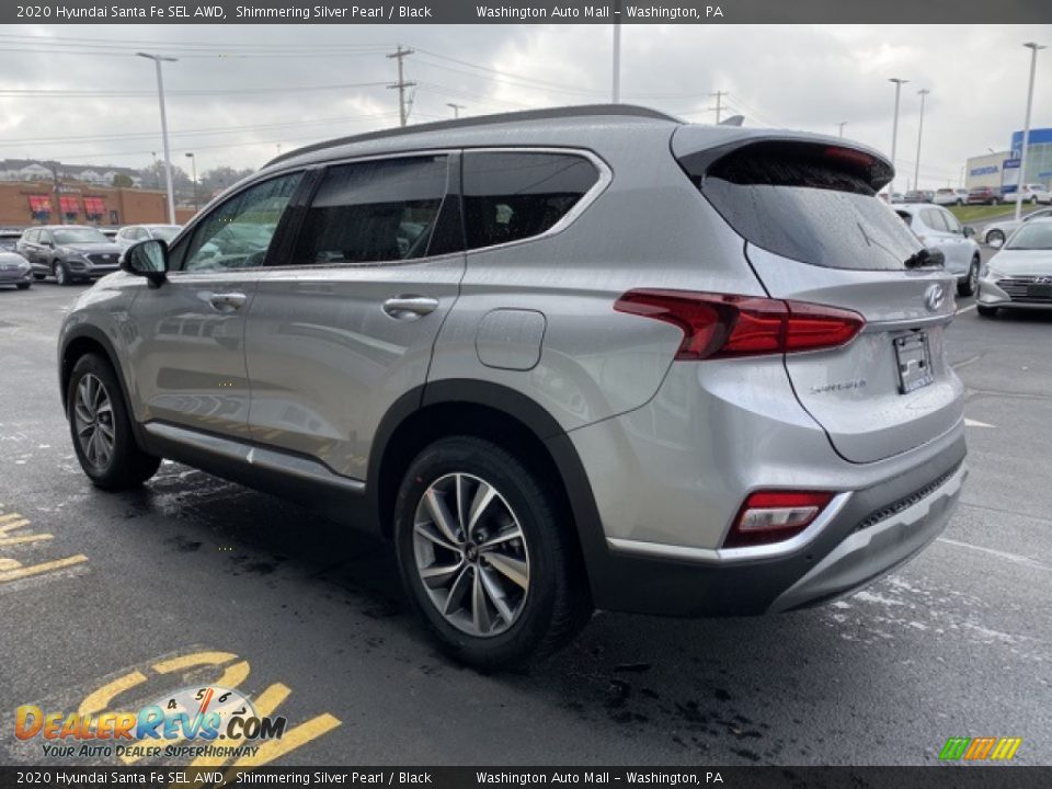 2020 Hyundai Santa Fe SEL AWD Shimmering Silver Pearl / Black Photo #6