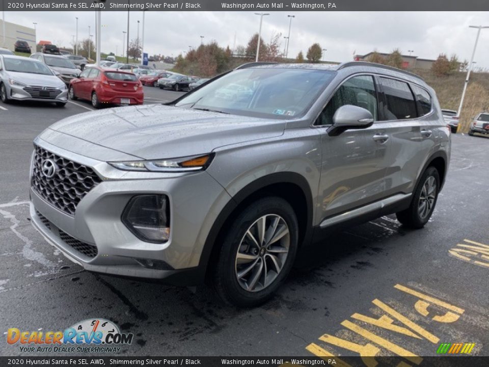 2020 Hyundai Santa Fe SEL AWD Shimmering Silver Pearl / Black Photo #7