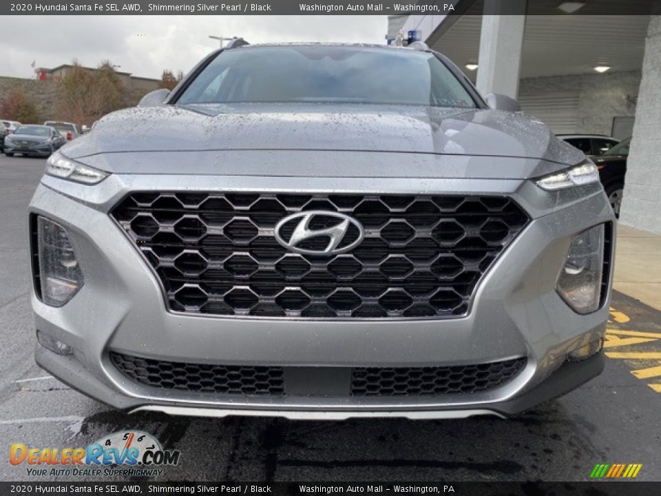 2020 Hyundai Santa Fe SEL AWD Shimmering Silver Pearl / Black Photo #8