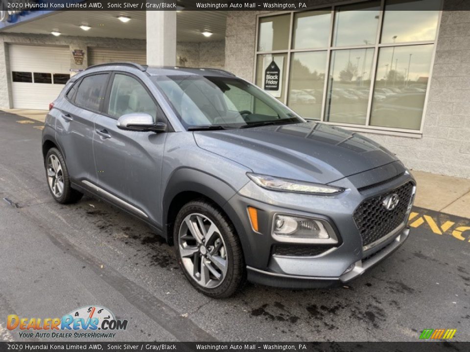 Front 3/4 View of 2020 Hyundai Kona Limited AWD Photo #2
