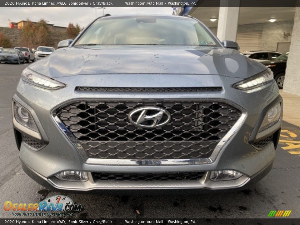 2020 Hyundai Kona Limited AWD Sonic Silver / Gray/Black Photo #8