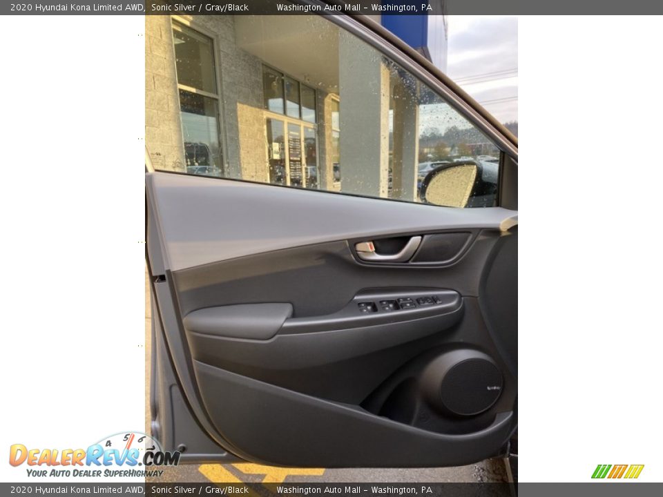 2020 Hyundai Kona Limited AWD Sonic Silver / Gray/Black Photo #11