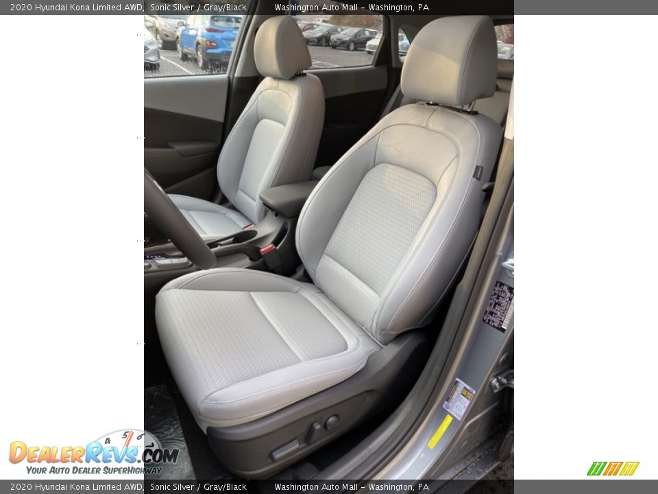 Front Seat of 2020 Hyundai Kona Limited AWD Photo #15