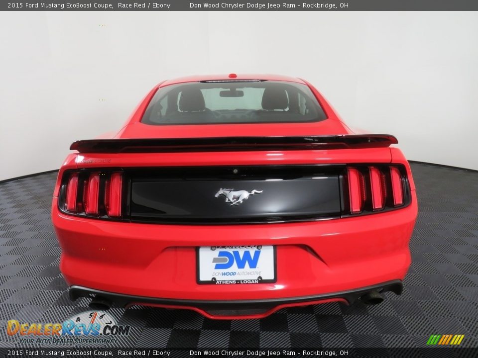 2015 Ford Mustang EcoBoost Coupe Race Red / Ebony Photo #12