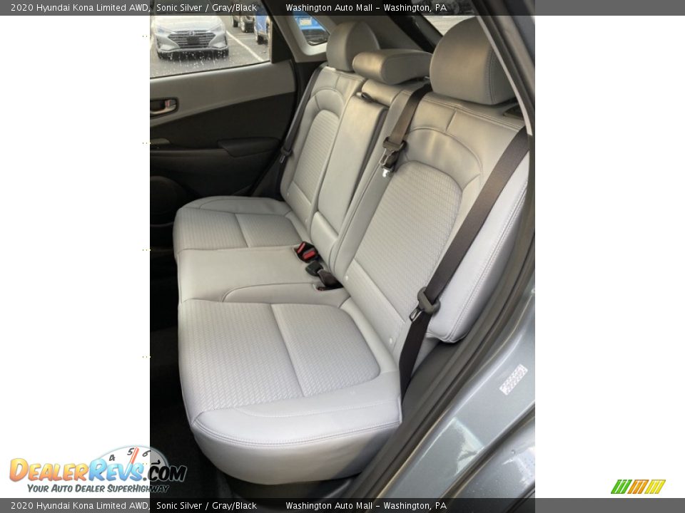 2020 Hyundai Kona Limited AWD Sonic Silver / Gray/Black Photo #19