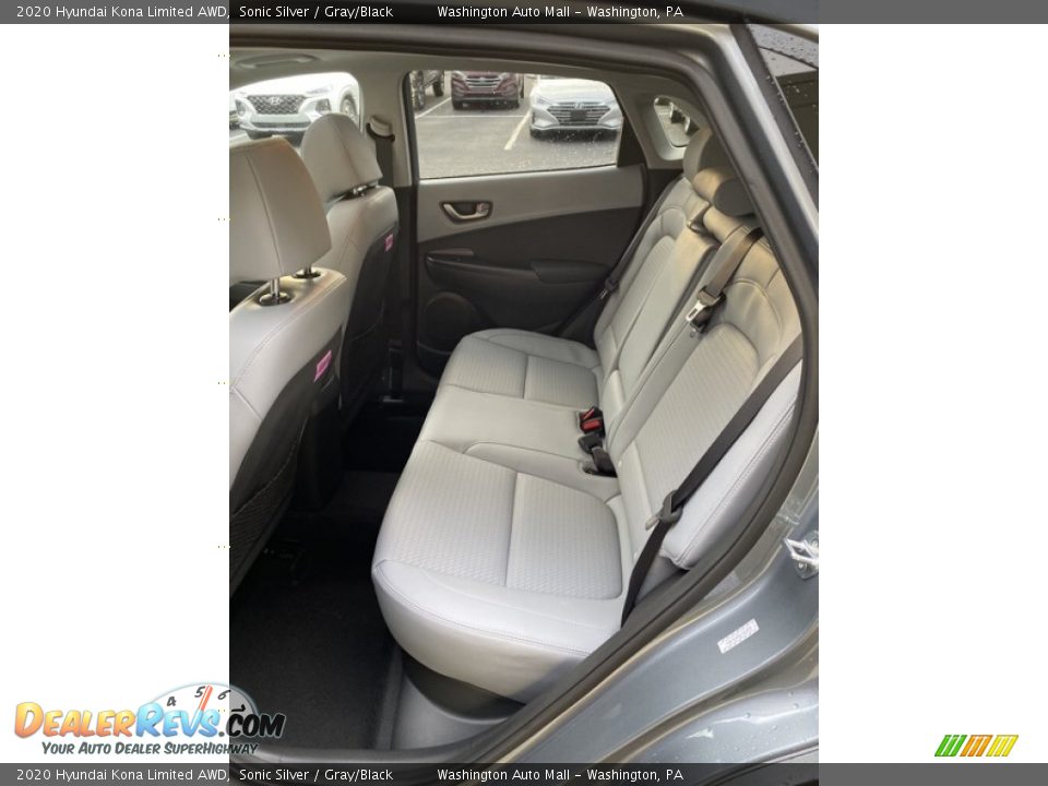 Rear Seat of 2020 Hyundai Kona Limited AWD Photo #20