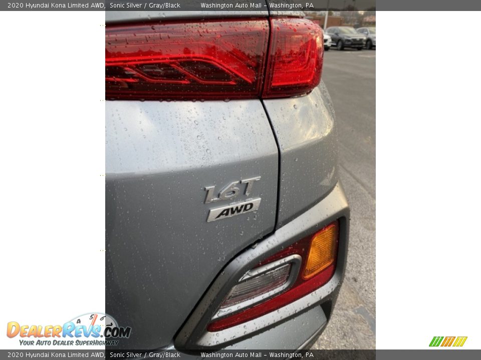 2020 Hyundai Kona Limited AWD Sonic Silver / Gray/Black Photo #23