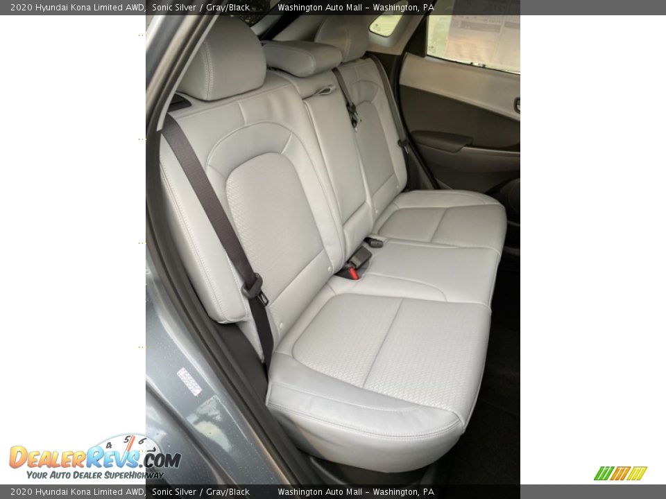 Rear Seat of 2020 Hyundai Kona Limited AWD Photo #25