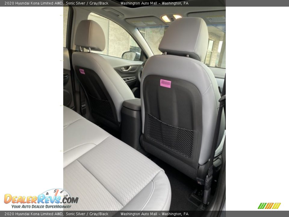2020 Hyundai Kona Limited AWD Sonic Silver / Gray/Black Photo #26