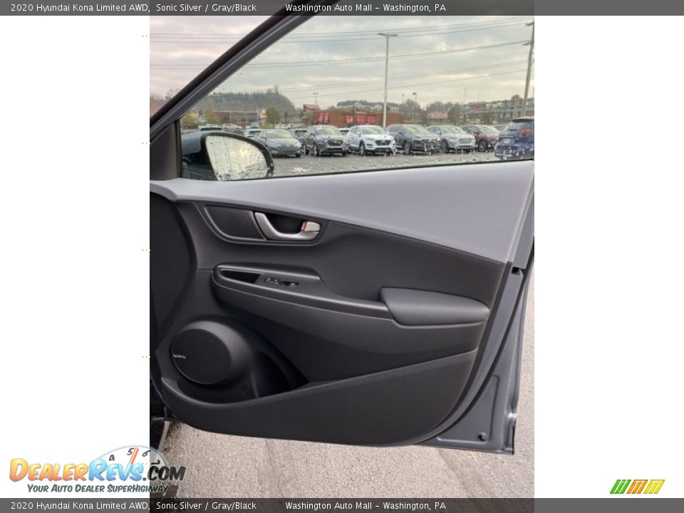 2020 Hyundai Kona Limited AWD Sonic Silver / Gray/Black Photo #27