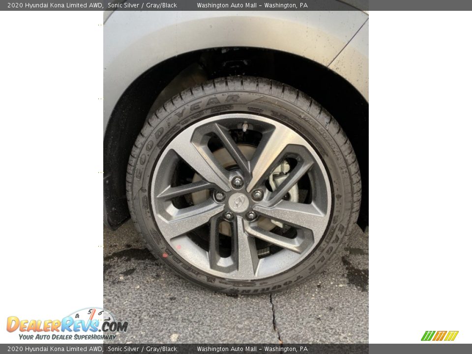 2020 Hyundai Kona Limited AWD Sonic Silver / Gray/Black Photo #31