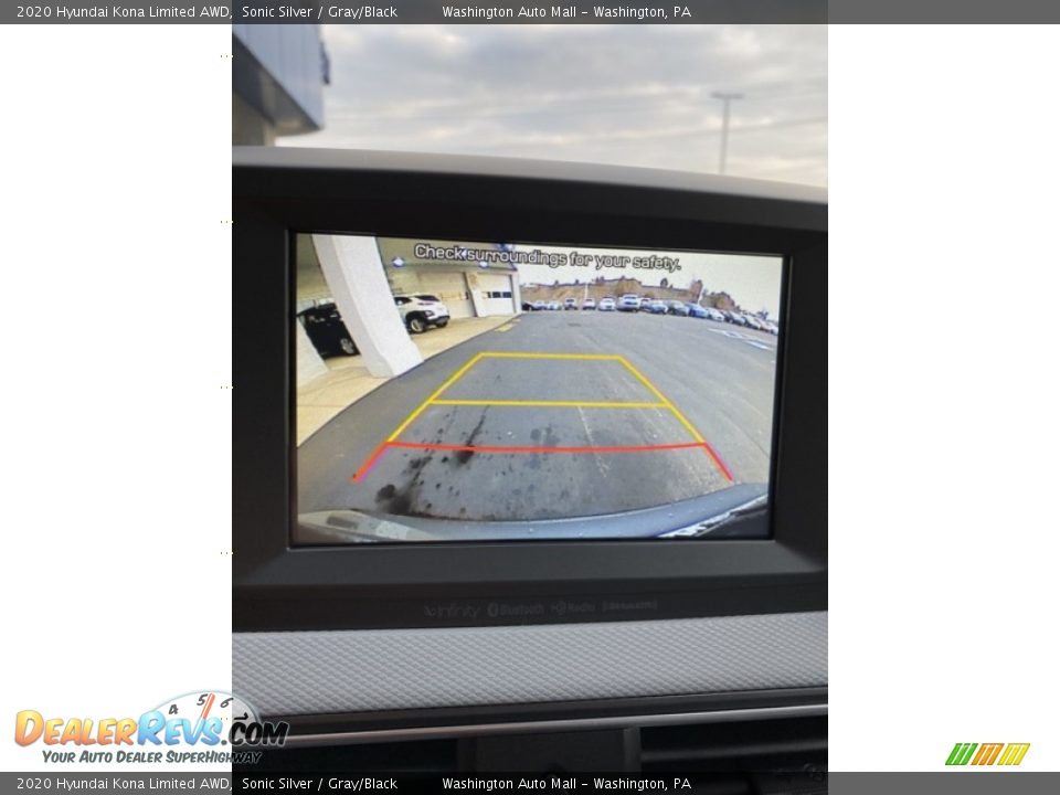 2020 Hyundai Kona Limited AWD Sonic Silver / Gray/Black Photo #34