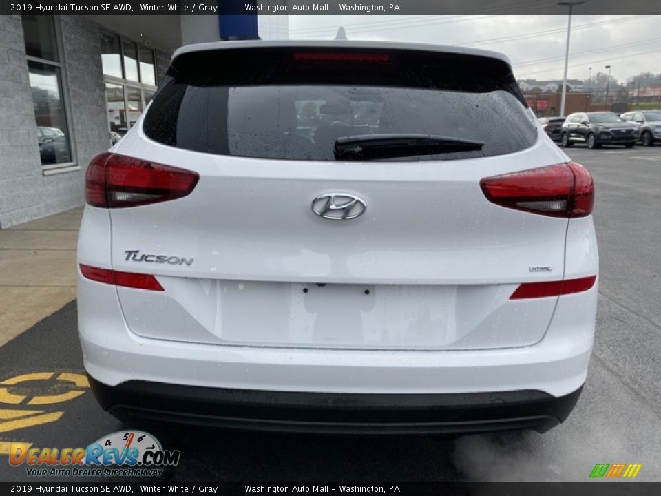 2019 Hyundai Tucson SE AWD Winter White / Gray Photo #5
