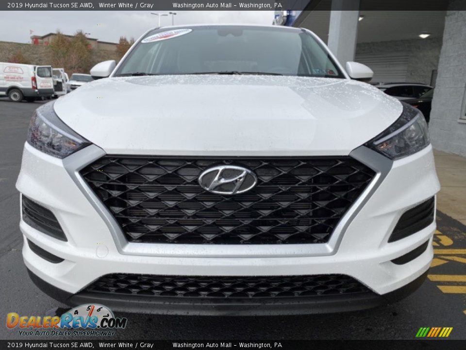 2019 Hyundai Tucson SE AWD Winter White / Gray Photo #8