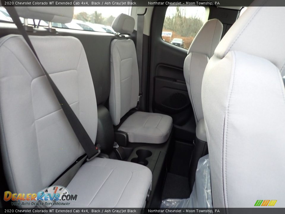 Rear Seat of 2020 Chevrolet Colorado WT Extended Cab 4x4 Photo #12