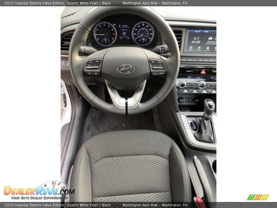 2020 Hyundai Elantra Value Edition Quartz White Pearl / Black Photo #14