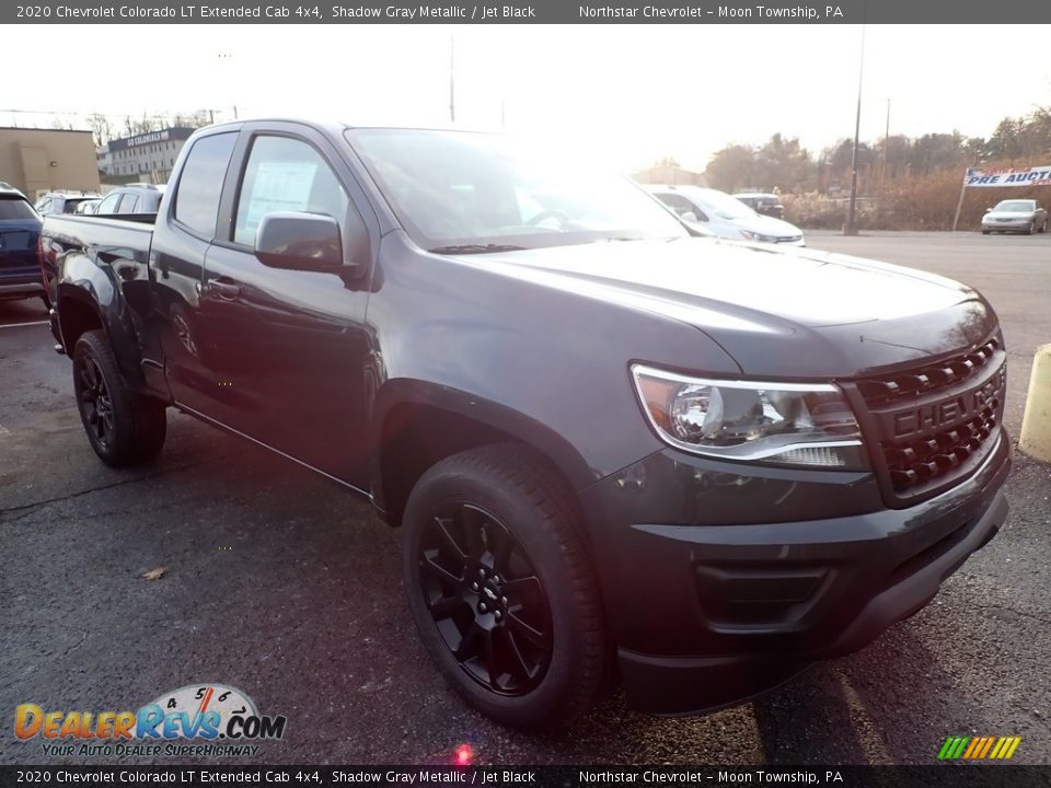 2020 Chevrolet Colorado LT Extended Cab 4x4 Shadow Gray Metallic / Jet Black Photo #7