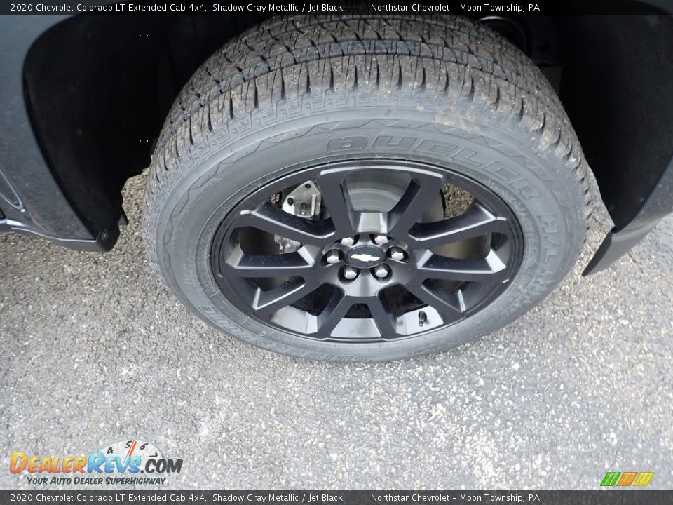 2020 Chevrolet Colorado LT Extended Cab 4x4 Shadow Gray Metallic / Jet Black Photo #9