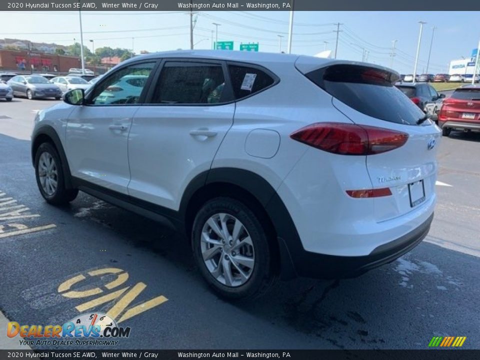 2020 Hyundai Tucson SE AWD Winter White / Gray Photo #6
