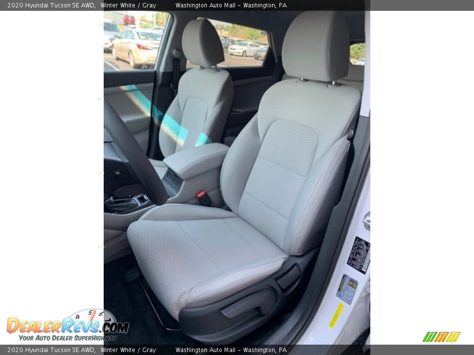 2020 Hyundai Tucson SE AWD Winter White / Gray Photo #16