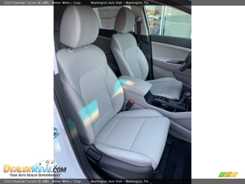 2020 Hyundai Tucson SE AWD Winter White / Gray Photo #28