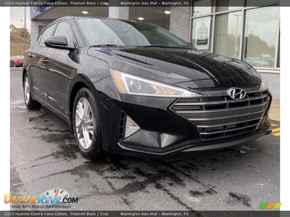 2020 Hyundai Elantra Value Edition Phantom Black / Gray Photo #1