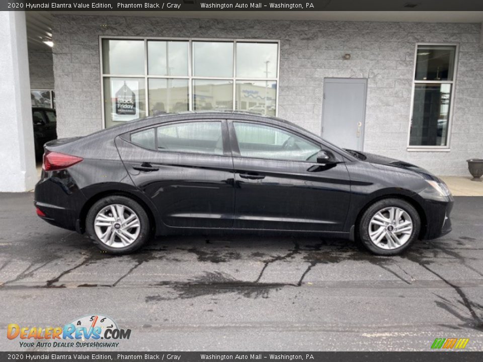 2020 Hyundai Elantra Value Edition Phantom Black / Gray Photo #3