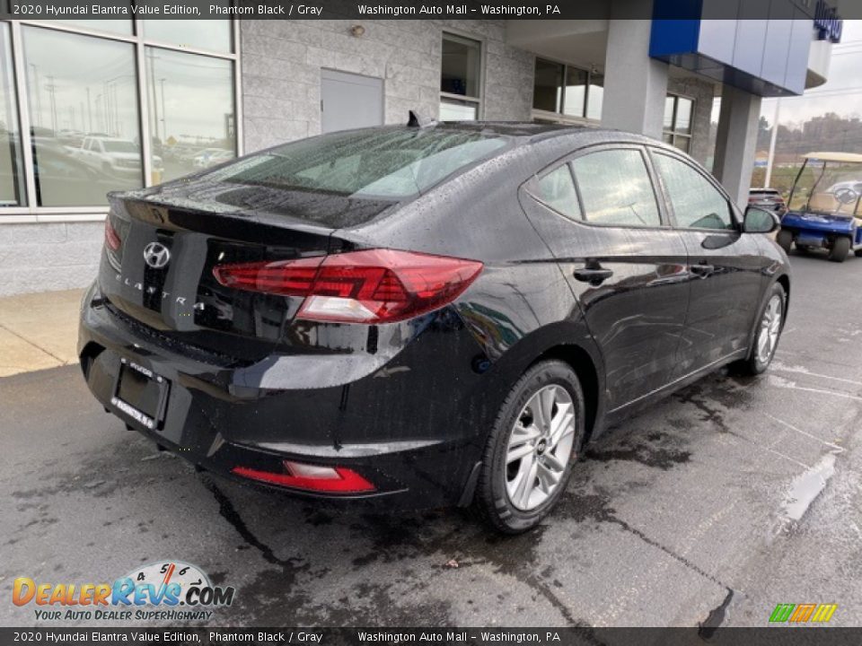 2020 Hyundai Elantra Value Edition Phantom Black / Gray Photo #4