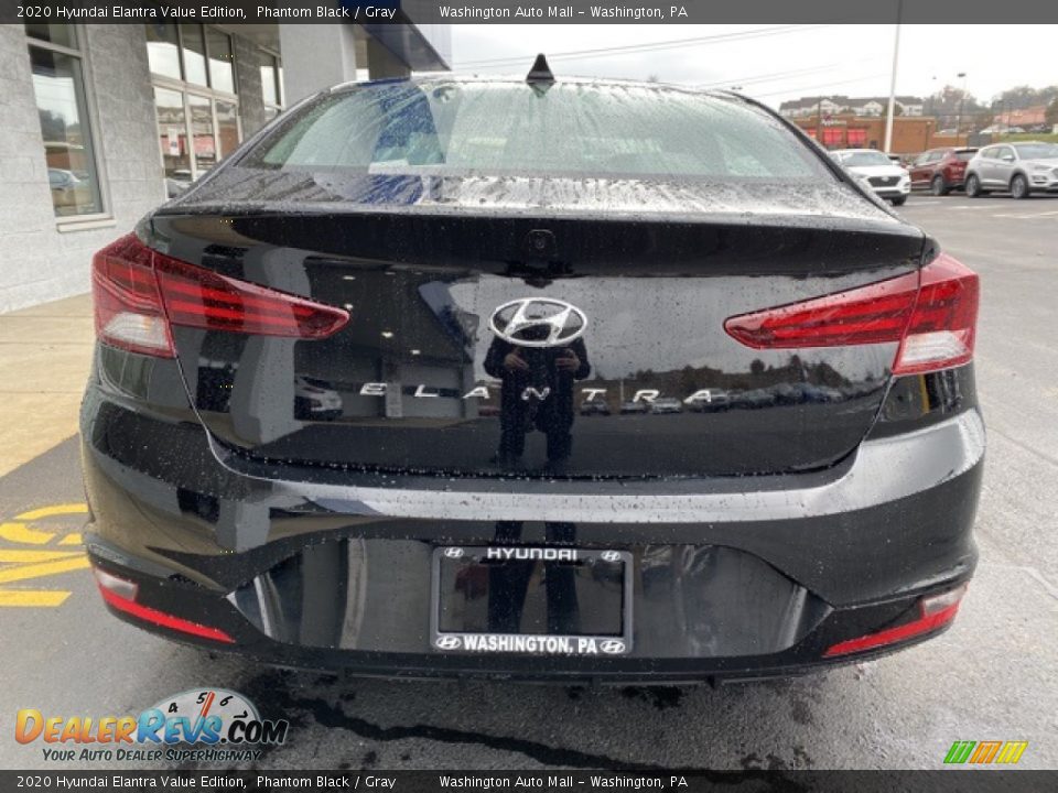 2020 Hyundai Elantra Value Edition Phantom Black / Gray Photo #5