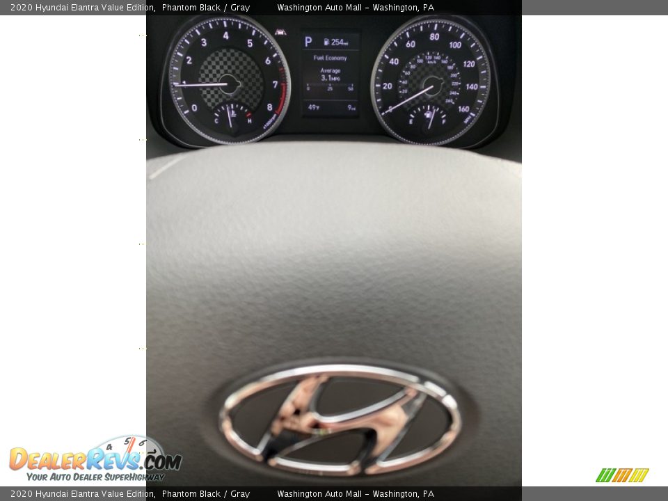 2020 Hyundai Elantra Value Edition Phantom Black / Gray Photo #31