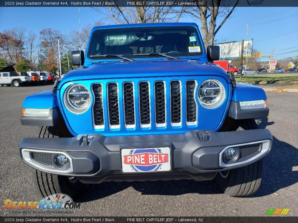 2020 Jeep Gladiator Overland 4x4 Hydro Blue Pearl / Black Photo #2