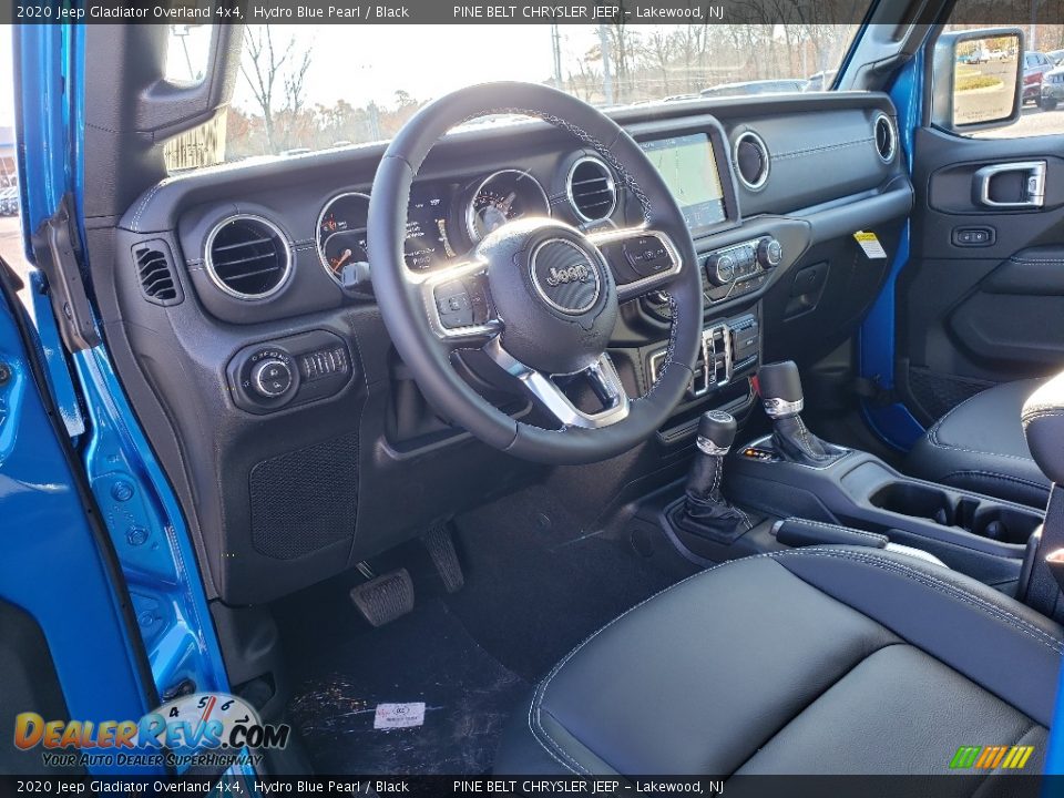 2020 Jeep Gladiator Overland 4x4 Hydro Blue Pearl / Black Photo #7