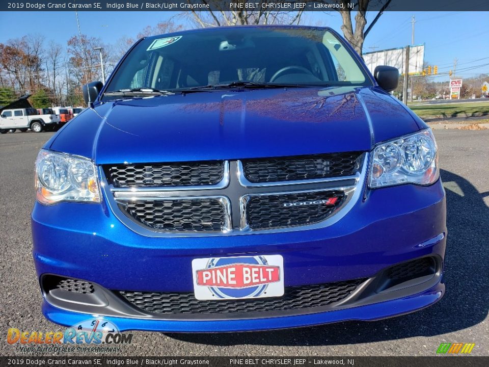 2019 Dodge Grand Caravan SE Indigo Blue / Black/Light Graystone Photo #2